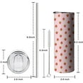 thumbnail image 7 of Strawberry Skinny Tumbler 20oz - Insulated Water Bottle- Insulated Travel Coffee Mug, 7 of 7