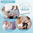 thumbnail image 4 of Copas de Champán Copas de Champán Cuadradas de 6 Onzas Copas de Tallo Copas para Brindis de Boda Reutilizables Paquete de 12 Azul, 4 of 5