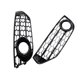 thumbnail image 1 of 2 piezas de cubierta de parrilla de luz antiniebla Durable ABS frontal 8K0807681J01C 8K0807682J01C para Negro brillante kusrkot Marco de lámpara de luz antiniebla, 1 of 8