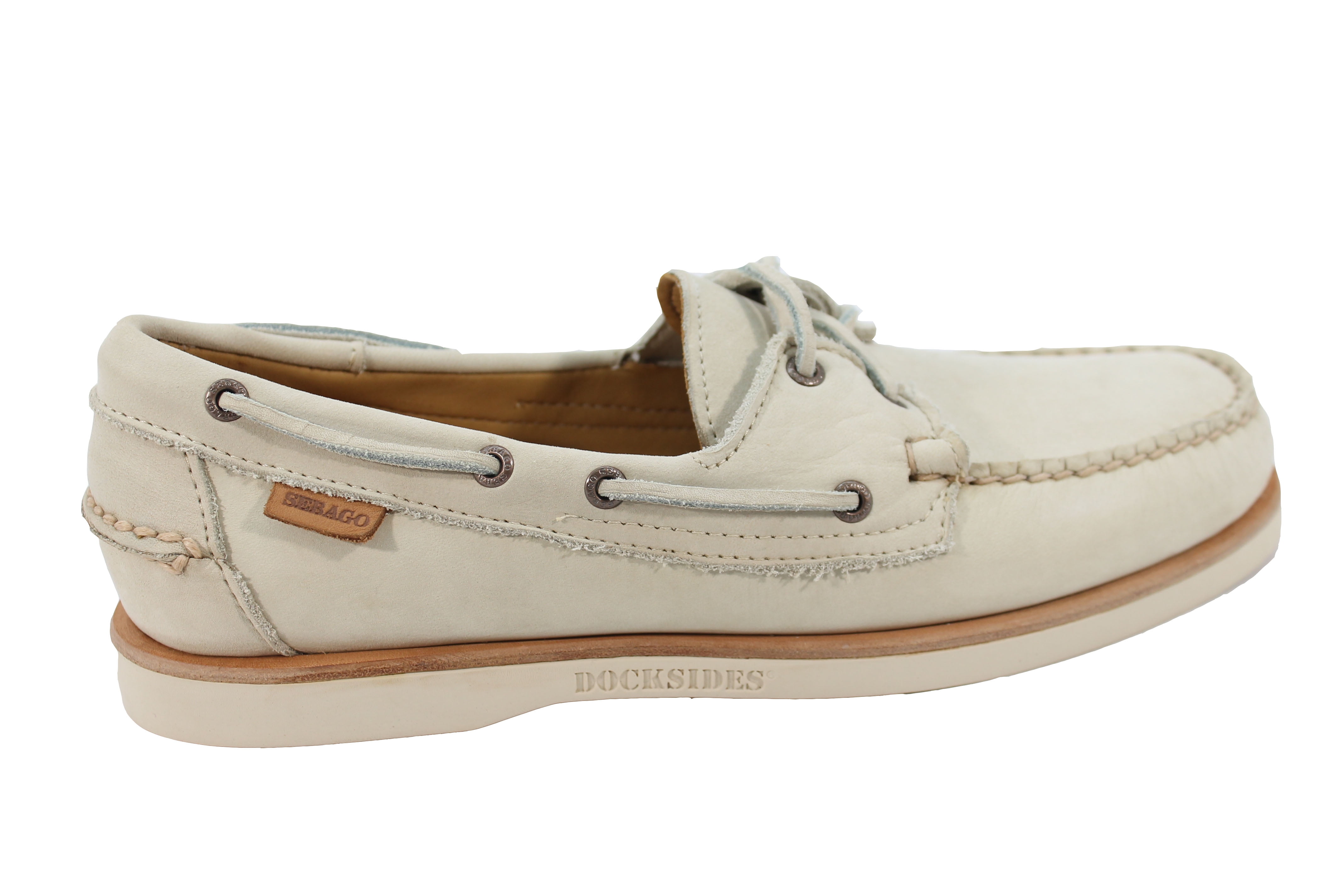 sebago docksides beige