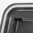 thumbnail image 4 of IRIS 30 Lbs & 11 Lbs Combo Airtight Dog Food Storage Container, Stackable Treat Box, 2-Cup Scoop, Casters, Dark Gray, 4 of 7