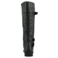 thumbnail image 4 of Journee Womens Bite Stacked Heel Riding Boots, 4 of 10