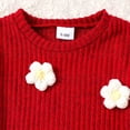 thumbnail image 4 of Duqingm Toddler Girl Clothes Ribbed Fall Winter Outfits for Girls 9 12 18 24 Months 3T,6-9 Months, 4 of 7
