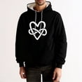 thumbnail image 1 of Ceisia Men Fashion Pockets Long Sleeve Christmas Printing Gift Hooded Pullover Sweatshirts, 1 of 5