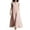 Pink, variant on Tqcoqu Womens Summer Casual Maxi Dresses with Pockets,Sleeveless V Neck Long Sundress Beach Vacation Travel Clothes 2026,Khaki Women's S-XXXL