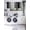Black White Gray, variant on Blue Coastal Nautical Kitchen Valances for Windows Life Is Better at The Beach Valance Curtains for Kitchen /Living Room/Bedroom/ Bathroom Decor, 54"x18 " ,Rod Pocket 1 Panel, Farmhouse