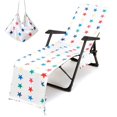 thumbnail image 3 of Housses de Fauteuil Inclinable pour Chaise Longue Housse de Chaise de Plage Serviette de Plage Imprimée Polyester Coton Serviette de Chaise Longue Housses de Fauteuil Inclinable avec Poches Housses de Chaise de Plage avec Poches, 3 of 9
