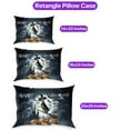 thumbnail image 3 of Happy Halloween Whippet Witch Pumpkins Bats Pillowcase Double Sided Dog Lover Pillow Case Covers - 13012, 3 of 3