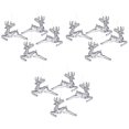 thumbnail image 1 of Conjunto de adornos navideños, gotas de carámbano transparentes colgantes decoraciones para árboles de Navidad colgantes para fiesta de Año Nuevo de Navidad, 1 of 5