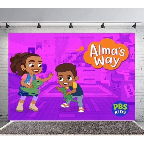 Alma's Way Backdrop Banner Party Supplies Poster Movie Theme Background for Photography Birthday Decorations