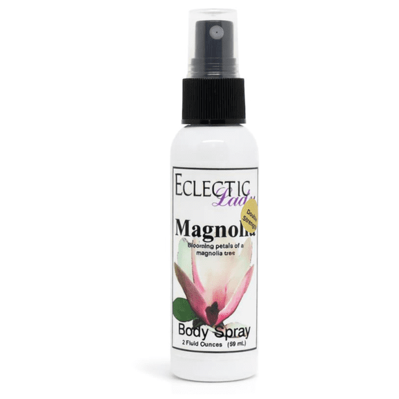 Magnolia Body Spray, Eclectic Lady, Hydrating Mist, Unisex (Double Strength), 2 oz