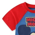 thumbnail image 4 of Disney Mickey Mouse Short Sleeve T-Shirt and French Terry Short Set (Boys), 2 Piece Set, Sizes 2T-6, 4 of 7