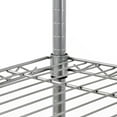 thumbnail image 5 of Muscle Rack 74" H 4-Tier Wire Shelving Unit, 2400 lb Capacity, Chrome, 5 of 6