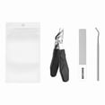 thumbnail image 2 of Viflosae Toenail Clippers Toenail Clippers for Seniors Three-piece Bagged Extra Extended Slanted Nail Clippers for Nail Grooves Thick Toe Nail Pliers, 2 of 2