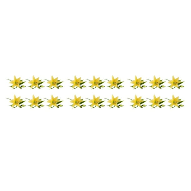 Flores de Lirios Artificiales Injueey 6 Piezas Decorativas PVC