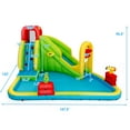 thumbnail image 4 of Topbuy Inflatable Splash Water Park Play Bounce House Bounce Slide Climbing Wall Without Blower, 4 of 5