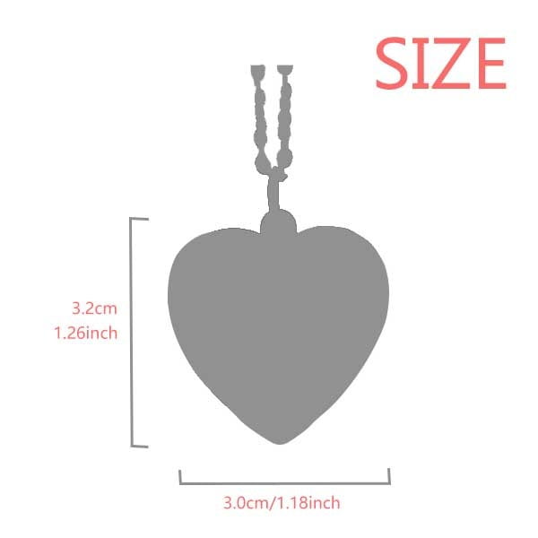 Voting Probability Equestrian Sports Folded Wings Peach Heart Pendant Necklace