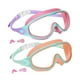 thumbnail image 2 of 2 gafas de natación para niños, máscara de natación, regalo, ajuste cómodo con tapón para los oídos. Rosa y naranja, 2 of 9