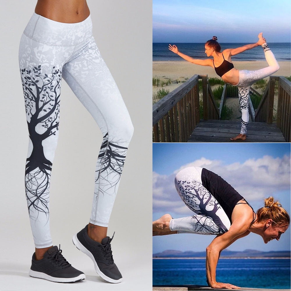 Binmer - Binmer Women Printed Sports Yoga Workout Gym Fitness Exercise