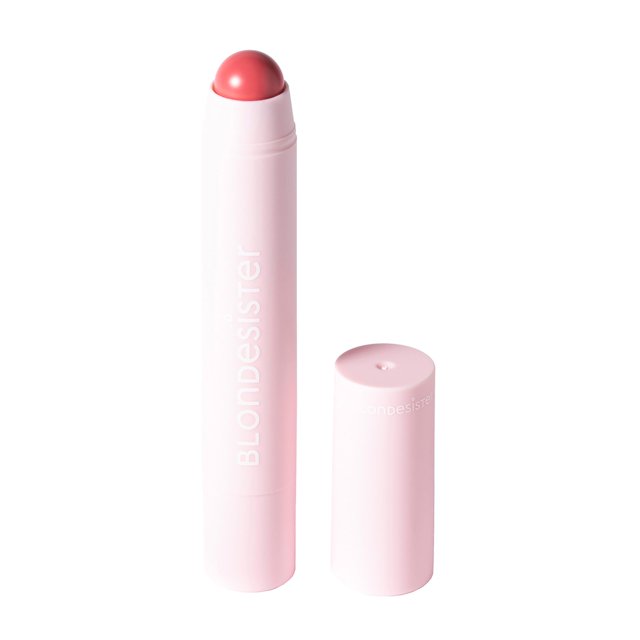 Barra cremosa para labios y mejillas Blondesister, color rosa suave, 3,4 g