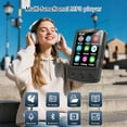 thumbnail image 3 of OAZOUF 32GB MP3 MP4 Player with Bluetooth 5.2: Mini Portable HiFi Sound Music Player with Speaker FM Radio E-Book Video Play Voice Recorder Photo Supports up to 128GB for Kids, Black, 3 of 13