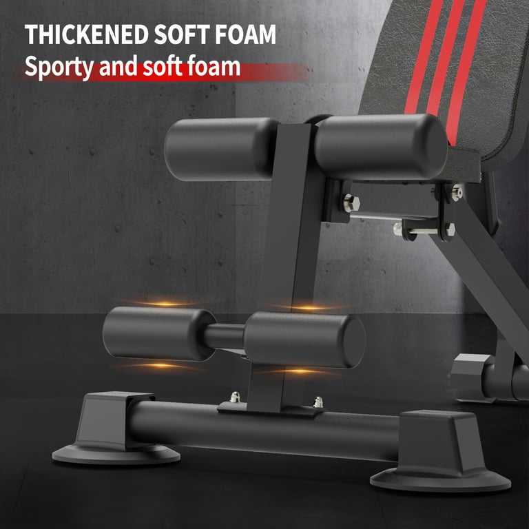 K Kingkang Adjustable Weight Bench Utility Workout Bench for Home Gym Foldable Incline Decline Benches for Full Body Workout 660LB