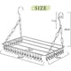thumbnail image 4 of Sock Drying Rack, Sock Dryer, Hanging Clothes Drying Rack with 36 Windproof Stainless Steel Pegs for Socks, Underwear, Clothes, Towels, 4 of 5