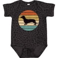 thumbnail image 3 of Inktastic Dachshund Dog Retro Sunset Boys or Girls Baby Bodysuit, 3 of 5