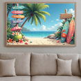 thumbnail image 3 of Tropical Theme Surf Club Welcome Ocean Beach Banner for Summer Parties Beach Events Outdoor Decoration, 3 of 8