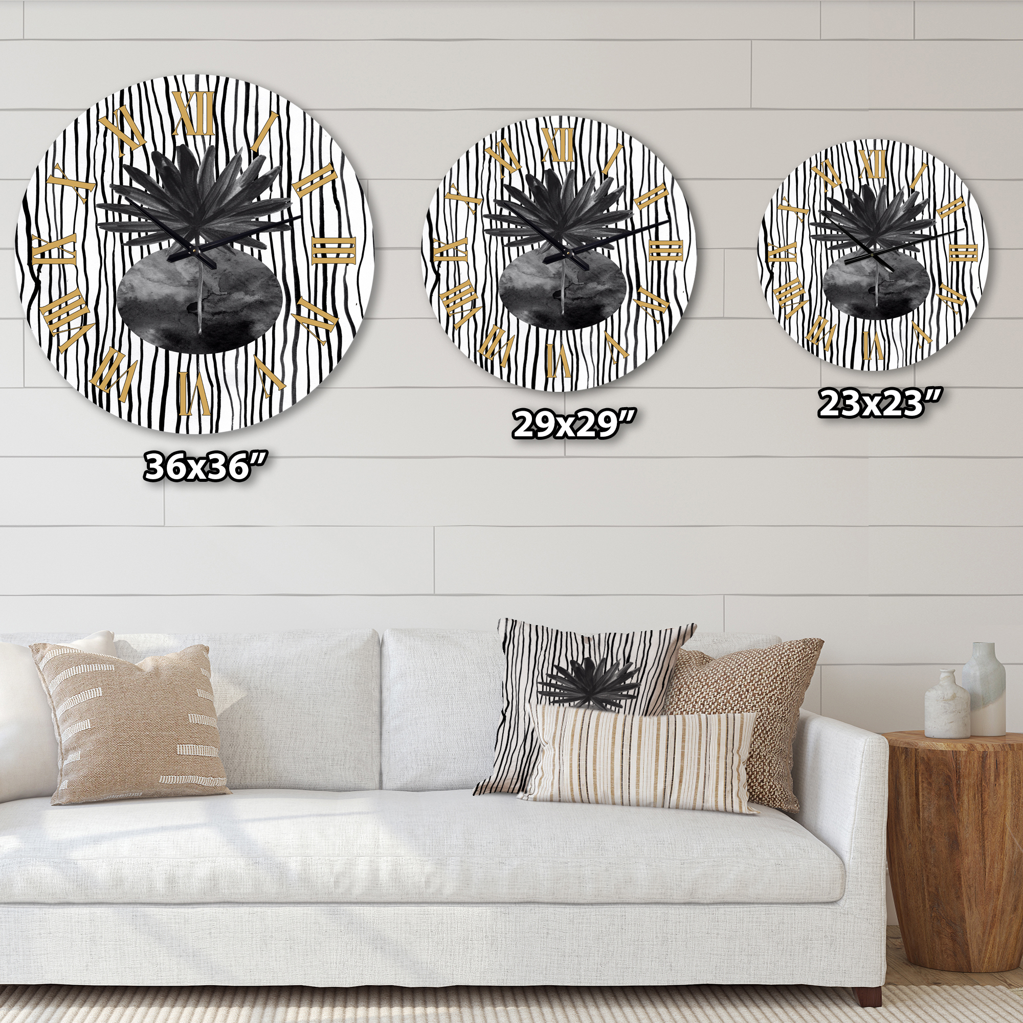 Designart 1 in Quartz Modern/Contemporary Wall Clock