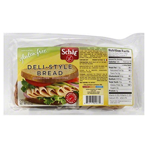 Schar Gluten Free Deli Style Bread 8.5 Oz by Schar [Foods], 8.5 oz