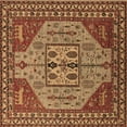 thumbnail image 1 of Ahgly Company Indoor Square Oriental Brown Industrial Area Rugs, 6' Square, 1 of 4