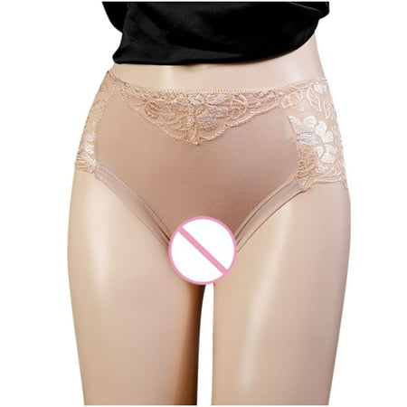 Bigersell Shapewear Underwear Clearance Women s Underwear Cotton Seamless Panty Style P-108 Polyester Bikini Panties Thong Underwear Ladies Briefs High Waist Women s Bikini Panties Beige XXL