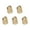 Short style-Gold-color, variant on 5PCS Unique Nails Rings Alloy Fashion Statement Jewelry Fingertip Nails Art Rings Alloy Texture for Costume and Party Wear