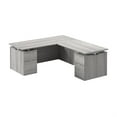 thumbnail image 1 of Stratus 72W Standing L Desk with Drawers in Platinum Gray - Engineered Wood, 1 of 8