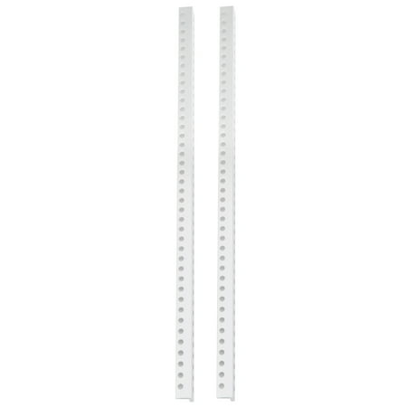 

Spptty Aluminum Beam 2Pcs Aluminum Extrusion L‑Shaped Beam 40 Holes Robot Accessories 12x12mm 3103-0040-0328 Robot Accessories