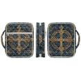 thumbnail image 3 of Xixirimido Bible Cover Case for Women Men Large Bible Cover with Handle Quilted Bible Carrying Case Bag Bible Study Supplies Accessories, Cross Mandala Design, 3 of 7