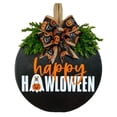 thumbnail image 1 of Themed 3D Pumpkin Leaf Door Sign Wall Décor Rustic Farmhouse Style, 1 of 6
