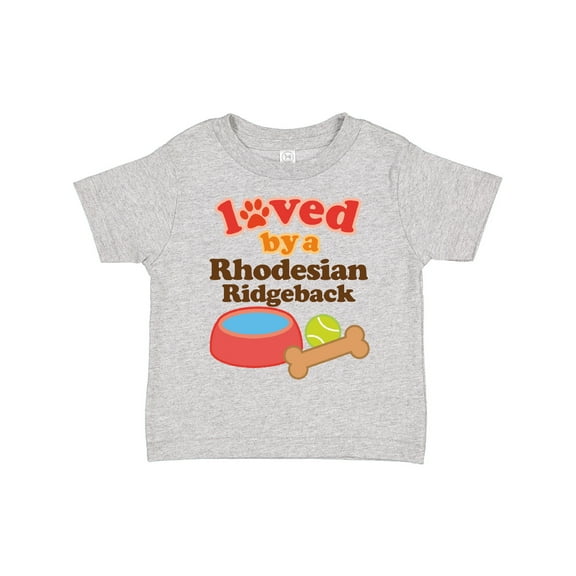 Inktastic Rhodesian Ridgeback Loved By A (Dog Breed) Boys or Girls Toddler T-Shirt