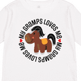 thumbnail image 4 of Inktastic My Gramps Loves Me Childs Horse Boys or Girls Long Sleeve Toddler T-Shirt, 4 of 5