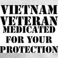 thumbnail image 3 of CafePress - Vietnam Veteran Medicated For Your Protection Wome - Women's Long Sleeve Graphic Casual T-Shirt, 3 of 4