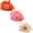 A, variant on Baby Beret Hat 3Pcs Toddler Winter Knitted Beanie Cap with Cute Flower Little Girls French Hat for 0-3Years