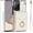 Off White, variant on REQO Phone Case for Samsung Galaxy Note 20 Ultra 5G Wallet Cover with Screen Protector and RFID Blocking Ring Card Holder Cell Note20 Plus Notes 20Ultra Note20+ U + 20+ Twenty Not S20 Women Black