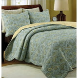 Cozy Line Home Fashions County Style Reversible Cotton Quilt Bedding ...