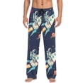 thumbnail image 7 of FORMRS Mens Pajama Pants with Pockets Sleepwear Lounge Bottoms Sizes S-2XL, Rocket Pattern, 7 of 7