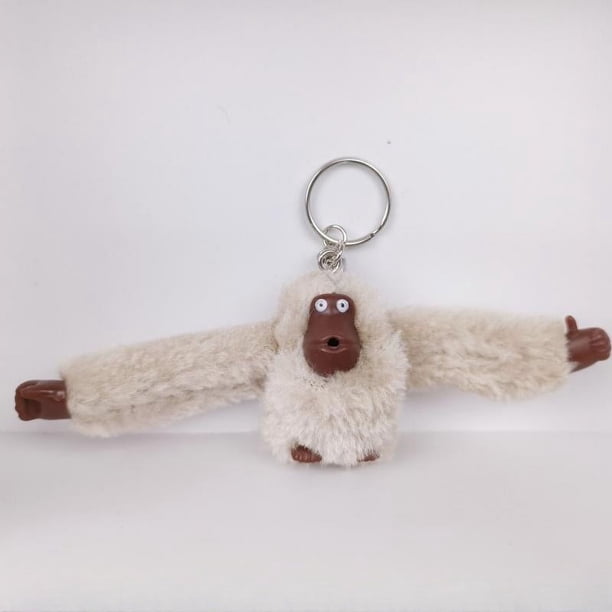 Colgante de bolso de mono de peluche, bolso de mensajero, mochila, llavero, muñeco colgante, llavero