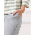 thumbnail image 5 of DARING DIVA Lounge Cotton Striped Long Sleeve Pants Set Sleepwear XS Stripe, 5 of 7