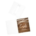 thumbnail image 3 of Koyal Wholesale Sturdy White Wedding Day Card Box Rustic Wood with String Lights Wedding Gift Boxes for Cards, 3 of 5