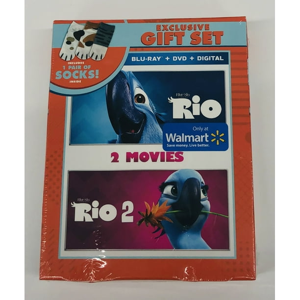 Rio Double Feature Blu Ray Dvd Digital Copy Walmart Com Walmart Com