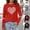 Black, variant on Cute Womens Tops Long Sleeve Canada Day Comfort Crewneck Rugby Shirt for Women,Black,L